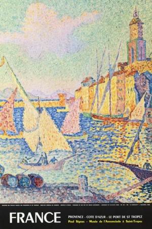 Provence Cote DAzur Original France Travel Poster
